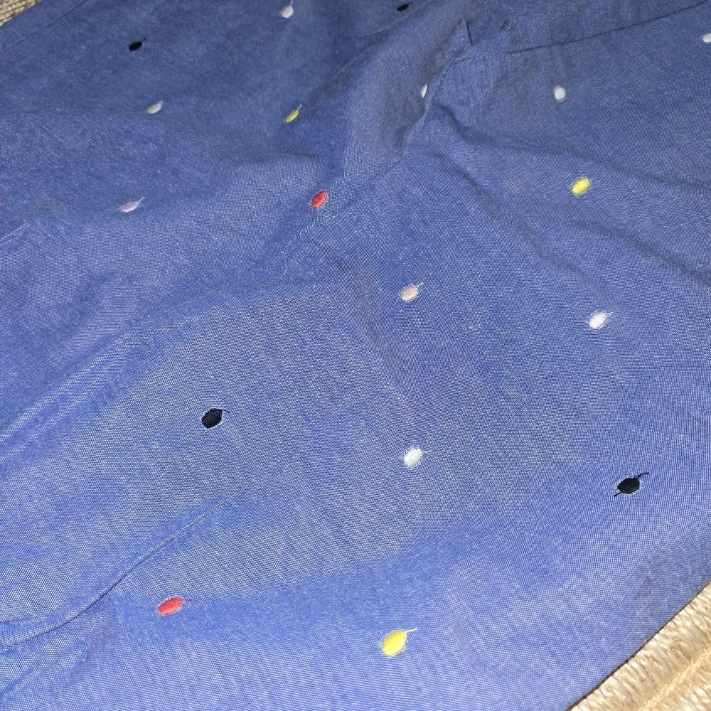 Thompson Light Blue Jumpsuit with Dots - Picture 5 of 11
